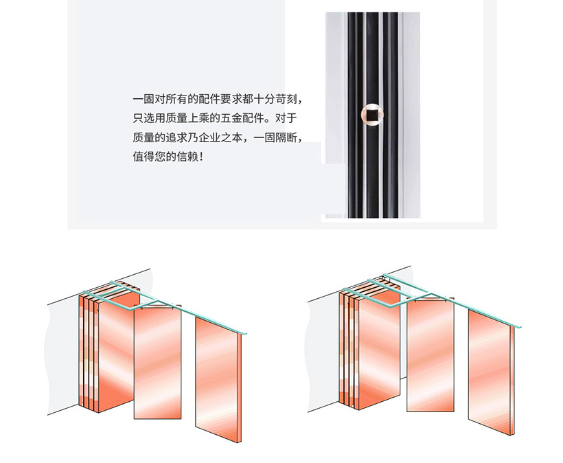 80型活动隔断屏风 - 广东一固隔断制品有限公司