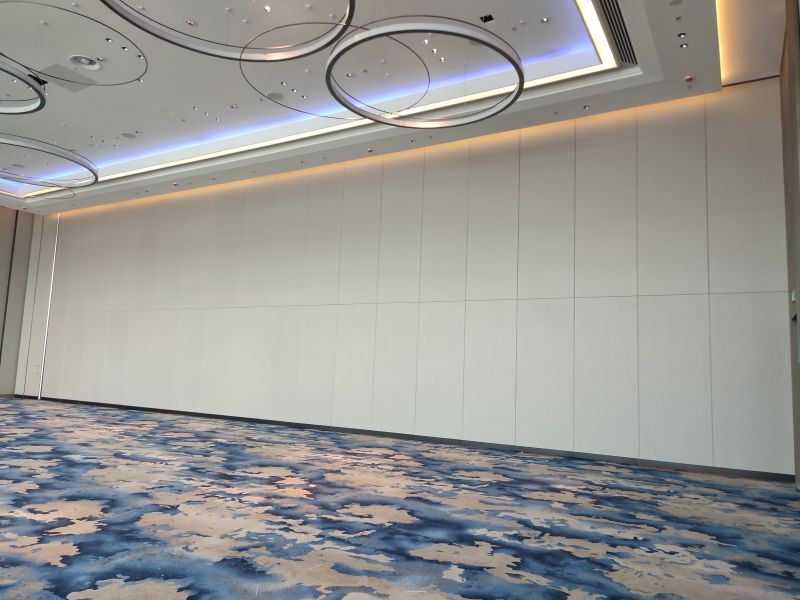温州滨江万豪酒店宴会厅活动隔断安装项目